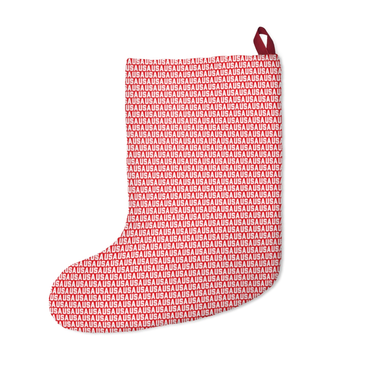 USA Pattern Christmas Stocking