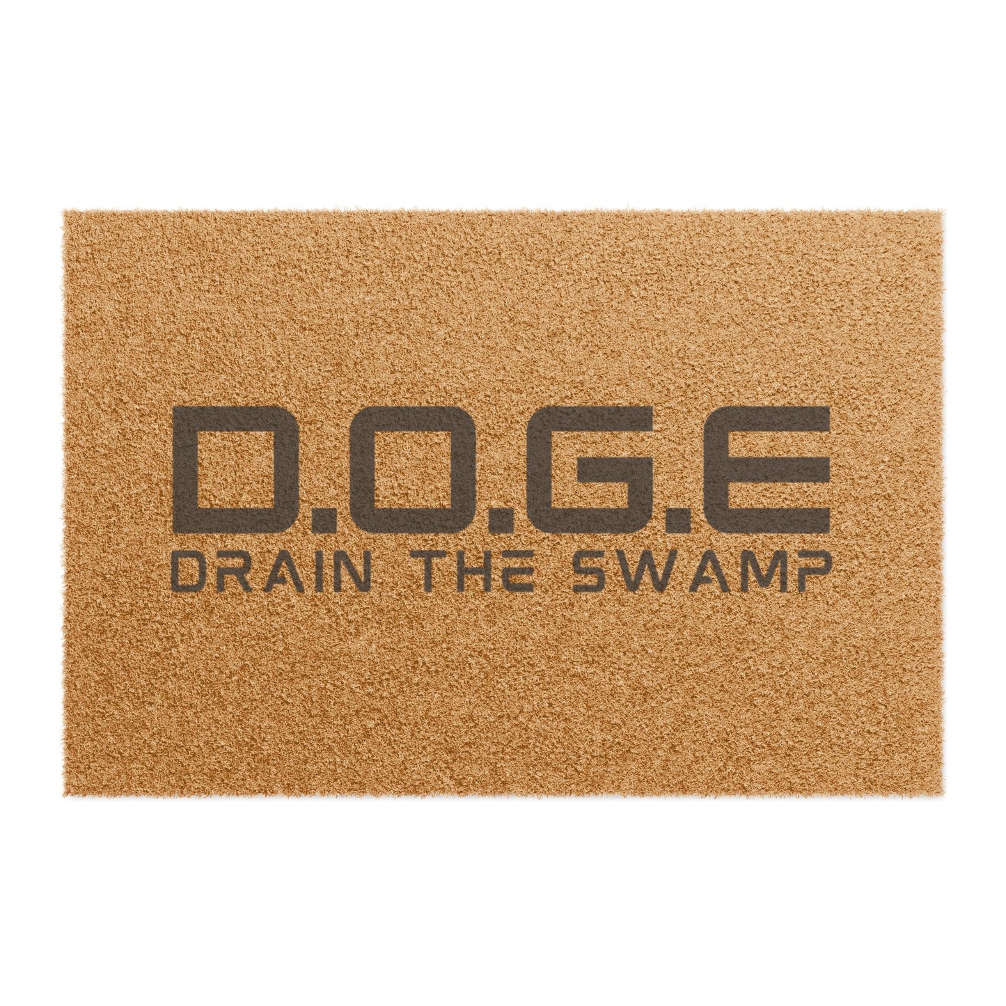 "D.O.G.E. Department of Government Efficiency – Drain the Swamp" Door Mat